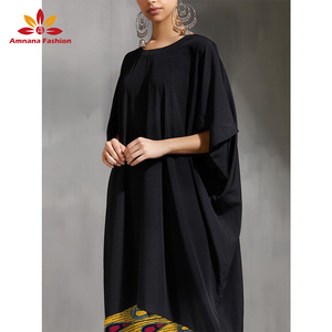 Robe longue à imprimé Ankara, kaftan, nouvelle mode, pour automne ou hiver à prix polarisé, <span class=keywords><strong>2021</strong></span> - Product Image 4