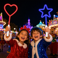 Baguette Magique LED Lumineuse Personnalisable avec Logo pour Enfants et Filles – Idéale pour Fêtes d'Anniversaire, Concerts, Carnavals et Scènes