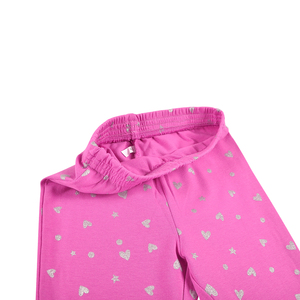 Moda estiva per bambini pigiama tessuto a maglia traspirante taglie forti Homewear per bambine per la primavera e l'autunno - Product Image 5
