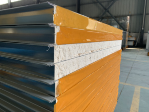 Tấm <span class=keywords><strong>Sip</strong></span> Tấm Ốp Tường Cách Nhiệt Tấm Bánh Sandwich Xốp Phenolic Lượn Sóng Nhẹ 50-200Mm Cho Tường Và Trần Nhà - Product Image 3