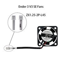 Ventilateur axial 2510 sans balais à double roulement à billes DC 24V pour CR-10SE/Ender3 V3 SE/V3 KE/ HI 5V pour Lab P1P/X1C A1/A1 Mini