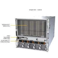Serveur en rack AI 10U Intel Xeon GPU SuperServer SYS-A22GA-NBRT, double processeur, 8 GPU, apprentissage profond et inférence