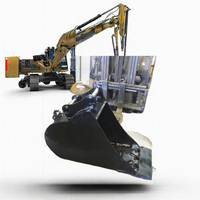 Mini Excavator Tilt Bucket 45 Derajat Ayun Kiri Kanan Silinder Tunggal