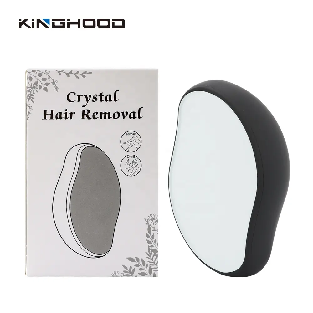 काले क्रिस्टल नैनो बाल पदच्युत स्क्रब एपिलेटर क्रिस्टल बालों को हटाने उपकरण बाल रबड़