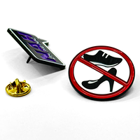Logo personnalisé dessin animé conception métal émail broche Cutie broches magnétiques durables