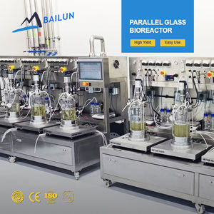Bio-2l 7L แจ็คเก็ต10L ถังหมักแก้วและเครื่องปฏิกรณ์ชีวภาพ schizochytrium sp. เครื่องปฏิกรณ์ชีวภาพแก้วทนความร้อน anaerobio - Product Image 1