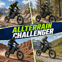 Moto électrique tout-terrain OEM 3000W de puissance maximale, batterie lithium 48V 22.5Ah, 3 vitesses, vitesse maximale 60KM/H, autonomie 50KM, freins hydrauliques