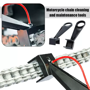 Outil de <span class=keywords><strong>nettoyage</strong></span> et d'entretien de chaîne de moto en ABS durable, anti-éclaboussures, nettoyeur, lubrifiant, distributeur d'huile pour chaîne de vélo - Product Image 6