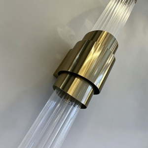 ISO9001 Certified Modern Wall <b>Sconces</b> - Gold LED Brass/Stainless Steel, Luxury Bedside <b>Light</b> Fixtures - Product Image 1