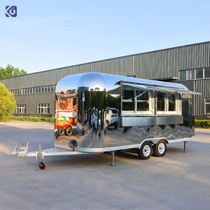<span class=keywords><strong>Camion</strong></span> de restauration mobile CAMPTRL entièrement équipé pour la vente rapide de snacks, boissons et aliments – Remorque de concession pour la vente de nourriture de rue - Product Image 1