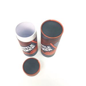 Cylindre en papier kraft écologique pour soins de la peau, impression quadricolore et dorure à chaud pour emballage de flacon de parfum - Product Image 2