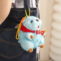 Peluche Marmotte Mignonne, Pendentif Capybara, Coussin Décoratif - Polyester & Coton PP pour Cadeaux d'Anniversaire
