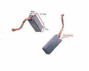 Fabricants vendant des pièces de rechange <span class=keywords><strong>pour</strong></span> balais de moteur en carbone de 7*8*18,5 mm <span class=keywords><strong>pour</strong></span> meuleuse d'angle à balais de moteur en carbone - Product Image 2