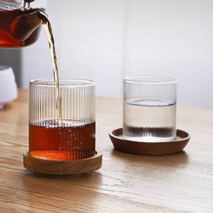 Vaso de Whisky Transparente de 300 ml, Hecho a Mano, Redondo, Transparente, para Whisky y Licores, Venta al Por Mayor - Product Image 2
