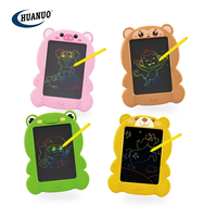 Tablette d'écriture LCD magique pour enfants, motifs animaux, jouet éducatif de voyage pour tout-petits, cadeau éducatif, vente en gros