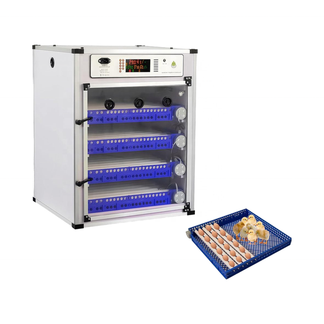 New 272 PVC Automatic Poultry Hatching Egg Incubator 220V Temperature & Humidity Control for Chicken Duck Goose Quail Bird