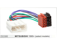 Faisceau de câblage ISO pour autoradio, câble d'alimentation pour haut-parleur, adaptateur de prise, faisceau de câblage, conducteurs en cuivre pur, PVC, compatible 12V, Mitsubishi