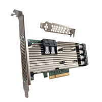 Tarjeta Controladora con Chip SAS3224, 24 Puertos Internos, 05-25699-00, Interfaz PCIe 3.0 X8, 12Gb/s, Componentes de Computadora, 9305-24i