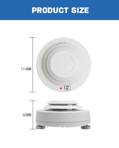 גלאי עשן אלחוטי LORA LoRaWAN עם אזעקה של >80dB, התקנה מבוססת יניקה לגילוי אש וניטור סביבתי - Product Image 5