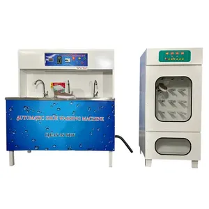 Machine à laver les chaussures semi-automatique professionnelle à brosse manuelle, à double ou simple compartiment, pour baskets en toile - Product Image 4