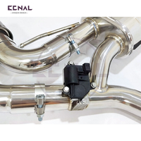 Sistema de Escape con Válvula Eléctrica Ecnal Valvetronic para BMW G42 M240i B58 3.0T 2018-2023, Tubo en Z de Acero Inoxidable SS304