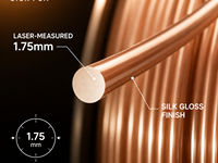 Filamen R3D Silk PLA 1.75mm untuk Printer 3D, Hasil Akhir Berkilau Seperti Cermin, Warna Premium untuk Bambu Lab Prusa