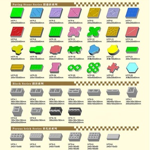 Stampo in mattoni ad incastro blocco in calcestruzzo stampo in mattoni manuale macchina per lo stampaggio di mattoni - Product Image 6