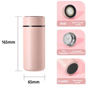 Hot Sale Stainless Steel 300ml Smart <b>Thermos</b> with Temperature Custom Water Bottle with Logo Custom Packaging Business Gift Box - Product Image 4