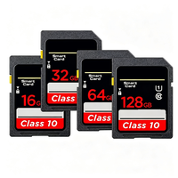 Fabrik-Großhandel Hochgeschwindigkeits-U3-Video-SD-Karte Große 128GB 64GB 32GB 16GB Speicherkarte für Kamera und Handy aus Kunststoff