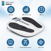 Stimulateur de massage des pieds OEM TENS EMS, appareil de thérapie électrique pour les pieds pour soulager les douleurs musculaires et améliorer la circulation sanguine