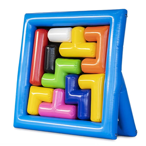 Vente flash - Puzzle <span class=keywords><strong>gonflable</strong></span> - Jeu sportif d'intérieur et d'extérieur - Grand jeu de blocs pour la cohésion d'équipe - Jeu interactif amusant pour les enfants - Product Image 2