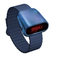 2025 Titane Style LED Affichage Montre Numérique Étanche Chronographe Lumineux Multifonctionnel Antique Sport En Gros Montres