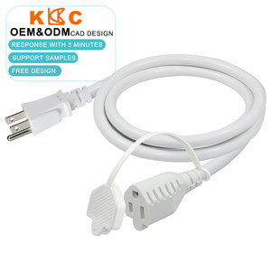 NEMA 5-15P Male to NEMA 5-15R Female <b>Extension</b> Cable Custom Cable Length Color and Packaging - Product Image 5