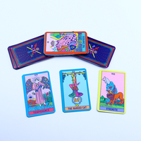 Cartes de tarot Oracle personnalisées de haute qualité 2024 (Tarot de Marseille) Impression CMJN/PMS Jeux de cartes de tarot en papier Emballage de type livre