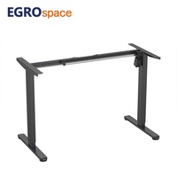 EGROspace - Cadre de table assis-debout automatique à moteur unique pour bureau - Bureau électrique réglable en hauteur