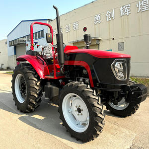 Mini tracteurs <span class=keywords><strong>Tracteur</strong></span> à roues 4x4 De 60 hp 50hp 80hp 100hp <span class=keywords><strong>Tracteur</strong></span> agricole compact Agriculture avec outils agricoles - Product Image 3