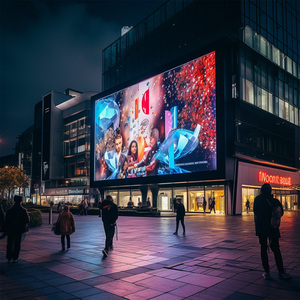 แผงหน้าจอแสดงผล LED สำหรับกลางแจ้งผลิตจากโรงงาน P3.91จุดพิทช์3D แผงติดผนังวิดีโอแบบอินเตอร์แอคทีฟ IP65การจัดอันดับสำหรับกลางแจ้ง - Product Image 3