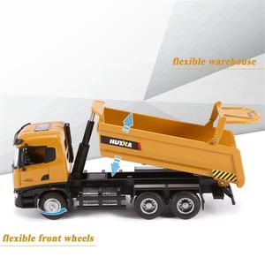 SJY-1718 1:50 Alloy Metal Die-cast Simulation Engineering Vehicle Dump Truck Static Construction Vehicle Van <b>Toy</b> <b>Car</b> 1/50 - Product Image 6