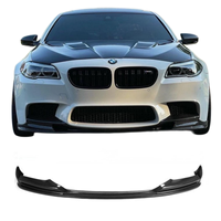 Accessoires F10 Lèvre avant en fibre de carbone pour BMW Série 5 M5 2010-2016 Guangdong Carbone Noir Décoration extérieure de voiture Style 3D