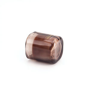 Vela de soja con tarro de vidrio marrón con tapa-Aroma de cigarro cubano rico, fragancia de lujo para el hogar, pedido a granel - Product Image 6