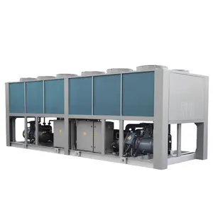 High-Efficiency R134a Air-Cooled Scroll Chiller with Pump New Water Chiller PLC Component Direct Manufacturer Restaurants Retail