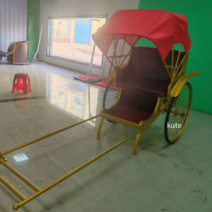 Véhicule de transport d'occasion à bas prix pour exportateurs, 2 places, type pédicab, rickshaw, rickshaw traditionnel à traction manuelle ou jinrikisha - Product Image 3