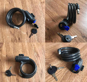 Candado de Cable para Bicicleta TENGMAO de Acero Inoxidable 304 de Alta Calidad, Herramienta de Seguridad para Ciclismo Urbano/Carretera/Montaña - Product Image 3