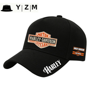 Gorra de Béisbol Ajustable de 5 Paneles de PVC con Protección Solar para Entusiastas de Motocicletas Harley, Modificadas para Off-Road - Product Image 5