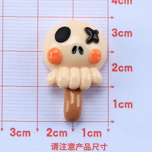 Halloween dễ thương bí ngô quyến rũ DIY Vườn giày hoa Nguồn cung cấp tóc phụ kiện rác điện thoại trường hợp trang trí - Product Image 2