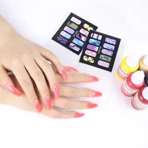 Plastic reusable Airbrush Nail art Stencil