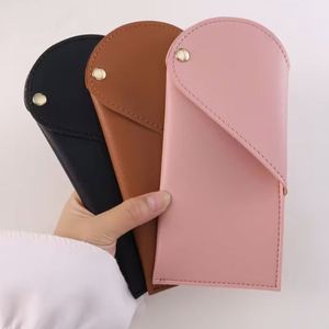 Hr Pink Pu Leather Eyeglasses Travel Portable <b>Case</b> Elegant Reading <b>Glasses</b> Storage Bag <b>for</b> Women Men Gifts - Product Image 6