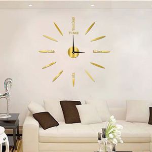 Wholesale 3D Wall Sticker <b>Clock</b> DIY Acrylic <b>Digital</b> <b>Clock</b> Silent Quartz Watch for Home Office Decoration - Product Image 4