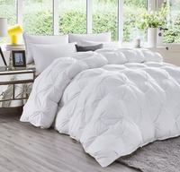 Couette en duvet de plume d'oie Insert de couette Collection d'hôtel 750 Fill Power Ultra-Soft All Season Baffle Box Quilted Duvet Insert