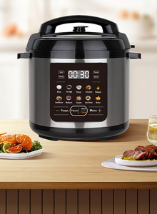 Cuisinière à riz électrique multifonction 10 en <span class=keywords><strong>1</strong></span> à commande tactile 1000W 6L avec écran LED coloré - Product Image 1